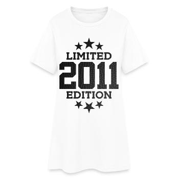 ÉDITION LIMITÉE 2011 15E ANNIVERSAIRE - Robe T-shirt Femme - blanc - Devant