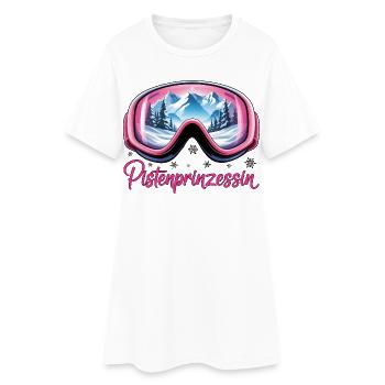 Piste princess - Robe T-shirt Femme - blanc - Devant