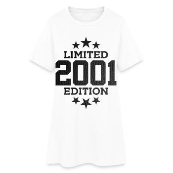 ÉDITION LIMITÉE 2001 25E ANNIVERSAIRE - Robe T-shirt Femme - blanc - Devant