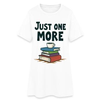 Juste un livre de lecture de plus Café - Robe T-shirt Femme - blanc - Devant