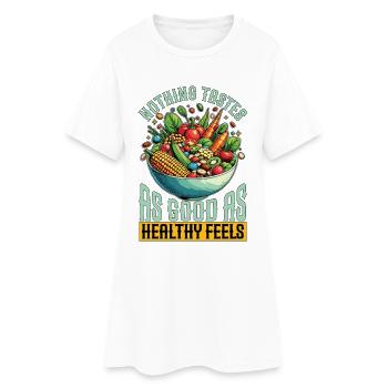 Nutritionniste Rien n’a le goût d’un bon coach de santé - Robe T-shirt Femme - blanc - Devant