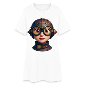 SCI GIRL - baby & kids - Robe T-shirt Femme - blanc - Devant