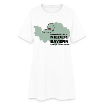 Lower Bavaria | STRAUBING ARCH - Women’s T-Shirt Dress - white - Front