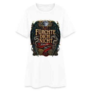 NE PAS AVOIR PEUR Bible Ésaïe 41:10 Fantaisie - Robe T-shirt Femme - blanc - Devant