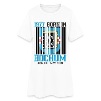 Code-barres Bouclier de Bochum 1977 - Robe T-shirt Femme - blanc - Devant