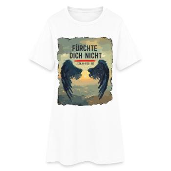 NE VOUS INQUIÉTEZ PAS de la Bible Ésaïe 41:10 - Robe T-shirt Femme - blanc - Devant