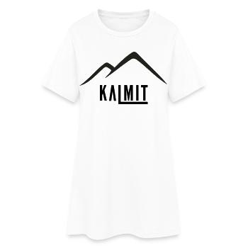 Sommet Minimal Silhouette de la Montagne - Robe T-shirt Femme - blanc - Devant