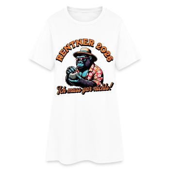 Chemise de retraite retraite 2026 - Robe T-shirt Femme - blanc - Devant
