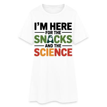 On ne peut pas acheter le bonheur mais on peut acheter des courses - Robe T-shirt Femme - blanc - Devant