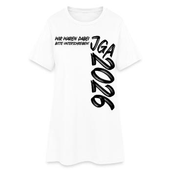 Bachelor Party 2026 - We were there - Please sign! - Women’s T-Shirt Dress - white - Front