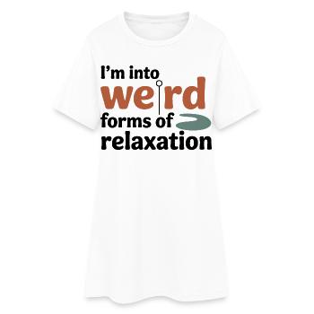 Formes étranges de la profession de relaxation de l’acupuncteur - Robe T-shirt Femme - blanc - Devant