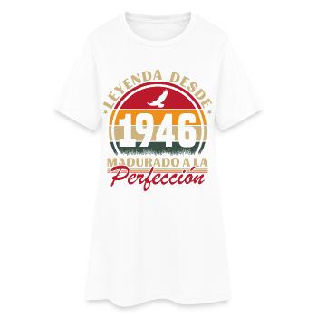 1946 Vintage Rétro Cadeau d’anniversaire - Robe T-shirt Femme - blanc - Devant