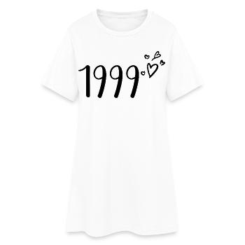 1999 - Robe T-shirt Femme - blanc - Devant