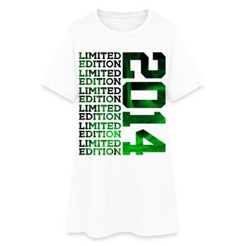 ÉDITION LIMITÉE 2014 12 ANS 12E ANNIVERSAIRE - Robe T-shirt Femme - blanc - Devant