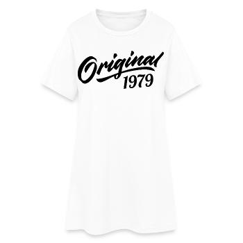 Vintage 1979 Anniversaire 1979 Original 1979  - Robe T-shirt Femme - blanc - Devant