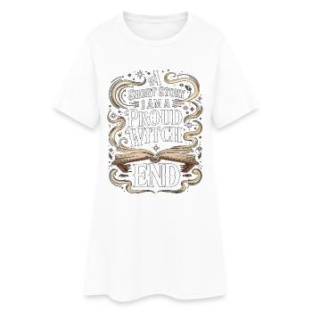 Sorcellerie : une nouvelle Je suis un amoureux de l’astrologie - Robe T-shirt Femme - blanc - Devant