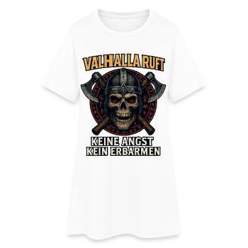 Valhalla appelle guerrier, viking dit chemise - Robe T-shirt Femme - blanc - Devant
