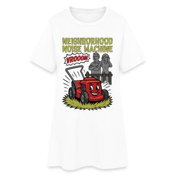 Bruit de quartier - Robe T-shirt Femme - blanc - Devant
