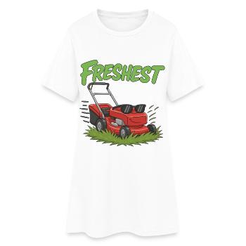 Blocs Coupe la Plus Fraîche - Robe T-shirt Femme - blanc - Devant