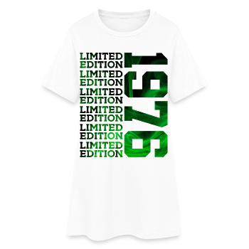 ÉDITION LIMITÉE 1976 50 ANS 50E ANNIVERSAIRE - Robe T-shirt Femme - blanc - Devant