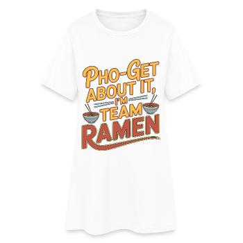 Ramen Pho-Get about It Passionné de bols de nouilles - Robe T-shirt Femme - blanc - Devant