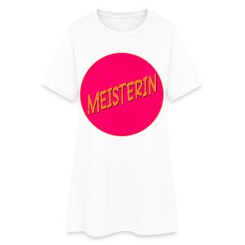 Graduation Master - Women’s T-Shirt Dress - white - Front
