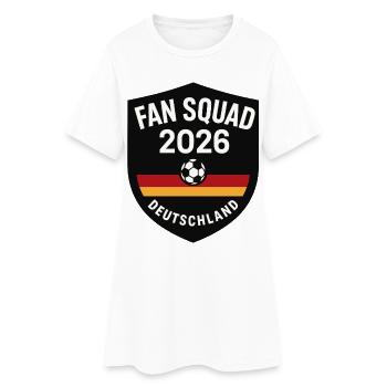 Équipe de fans championne du monde 2026, Allemagne Football - Robe T-shirt Femme - blanc - Devant