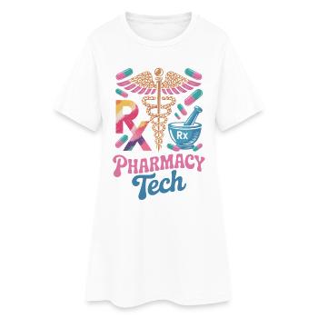 Art de la pharmacie Rx Tech - Robe T-shirt Femme - blanc - Devant
