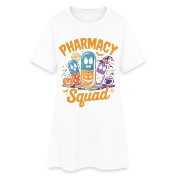 Pilules d’Halloween de l’équipe des pharmacies - Robe T-shirt Femme - blanc - Devant