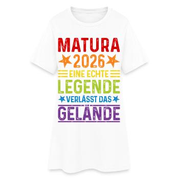 Matura 2026 : La véritable légende quitte le site - Robe T-shirt Femme - blanc - Devant