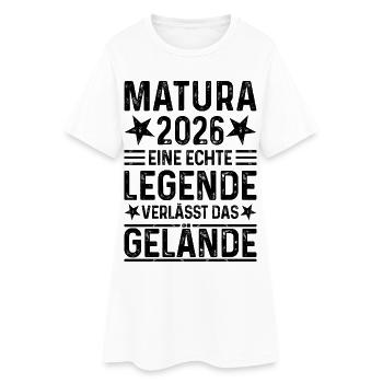 Matura 2026 Une légende quitte le site - Robe T-shirt Femme - blanc - Devant