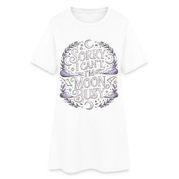 Witchcraft Sorry I Can't I'm Spellcaster Wicca - Frauen T-Shirt-Kleid - Weiß - Vorne