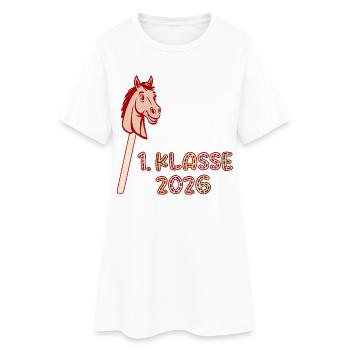 Élève de cavalerie amateur de 1ère année 2026 - Robe T-shirt Femme - blanc - Devant