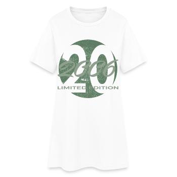 20e anniversaire 2006 cadeau pour hommes et femmes - Robe T-shirt Femme - blanc - Devant