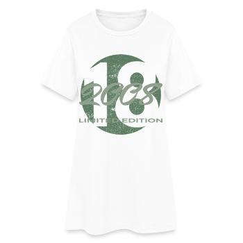 18e anniversaire 2008 cadeau garçons et filles - Robe T-shirt Femme - blanc - Devant