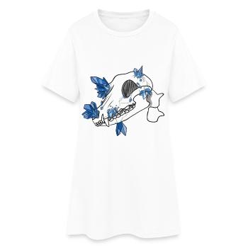 Crâne de cristal - Canidae (par Leni Riosa) - Robe T-shirt Femme - blanc - Devant
