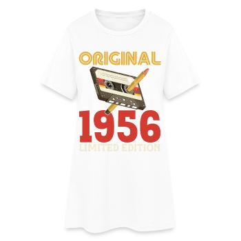 1956 70th Anniversary 70 Years Original Vintage - Women’s T-Shirt Dress - white - Front