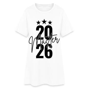 Master 2026 - Women’s T-Shirt Dress - white - Front