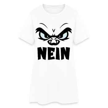 CANCELLATION ATTITUDE NO - Women’s T-Shirt Dress - white - Front
