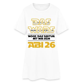 Les guerres | Abi 2026 - Abitur - Don - Robe T-shirt Femme - blanc - Devant