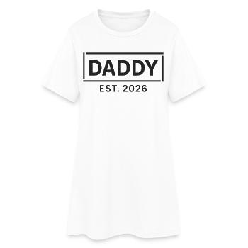 PAPA 2026 Papa fier - Robe T-shirt Femme - blanc - Devant