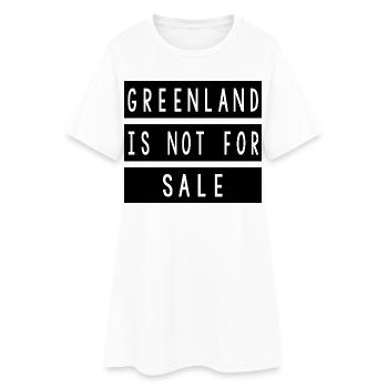 Greenland Is Not For Sale T-shirt - Robe T-shirt Femme - blanc - Devant