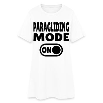 Mode parapente ACTIVÉ – Parapente Liberté - Robe T-shirt Femme - blanc - Devant
