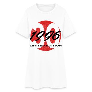 30e anniversaire 1996 cadeau pour hommes et femmes - Robe T-shirt Femme - blanc - Devant