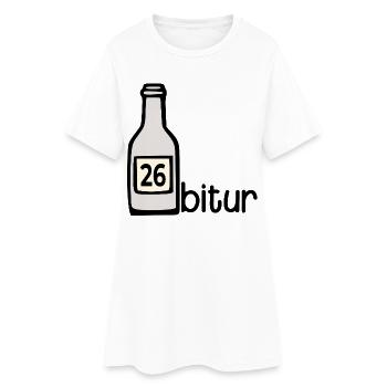 Bouteille de fête - Abitur 2026 - Robe T-shirt Femme - blanc - Devant