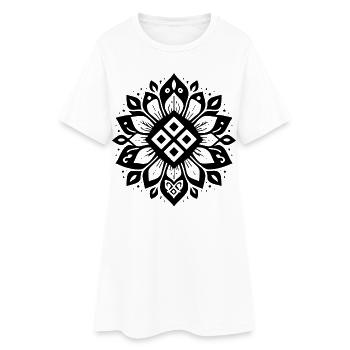 Mokosh Déesse slave sacrée Minimal - Robe T-shirt Femme - blanc - Devant