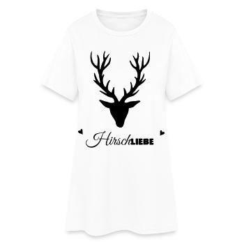 HirschLIEBE by heavenlygoods - Women’s T-Shirt Dress - white - Front