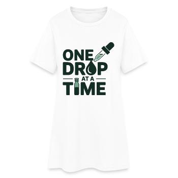 Homeopathie : une goutte à la fois Équipement professionnel - Robe T-shirt Femme - blanc - Devant