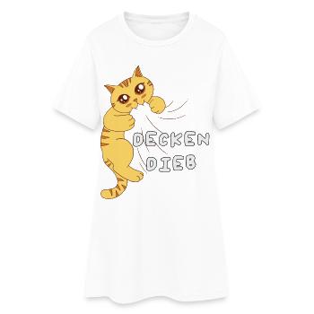 T-shirt de nuit officiel Favorite Blanket Thief - Robe T-shirt Femme - blanc - Devant