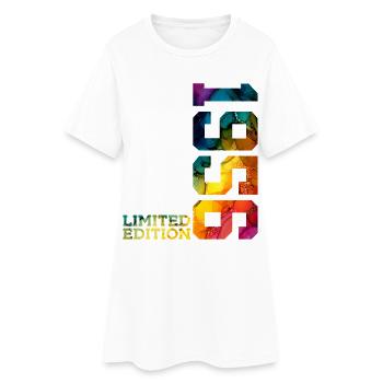 ÉDITION LIMITÉE 1956 70 ANS 70E ANNIVERSAIRE - Robe T-shirt Femme - blanc - Devant